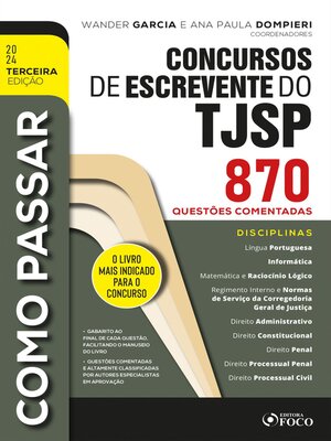 cover image of Como Passar em Concursos de Escrevente do TJSP